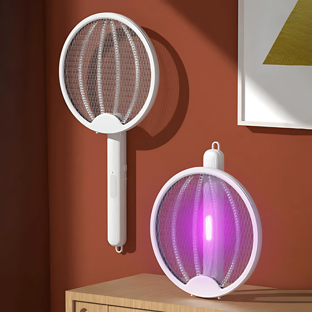 Raqueta Mata Insectos Plegable Recargable - Protección Eficiente contra Insectos - Malvo