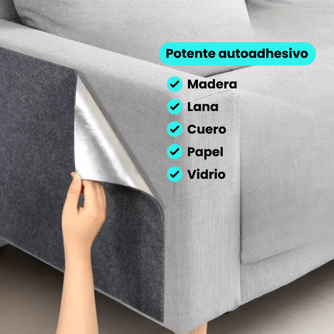 Rascador De Gato Autoadhesivo - ¡Protege Tu Sillón y Muebles! - Malvo