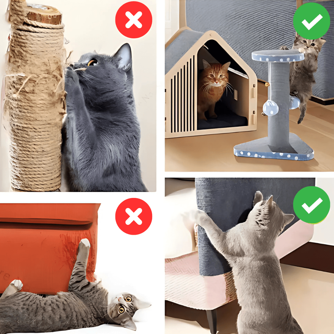 Rascador De Gato Autoadhesivo - ¡Protege Tu Sillón y Muebles! - Malvo