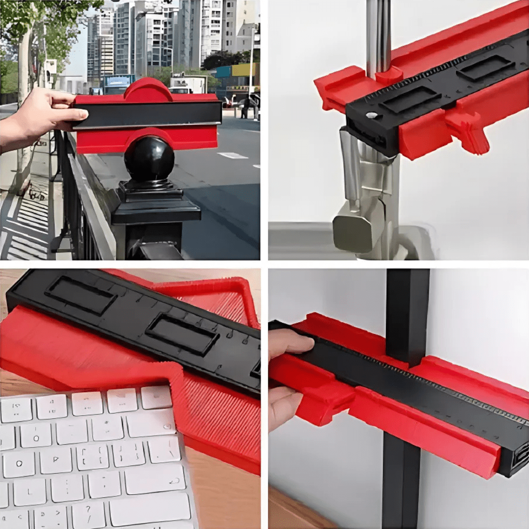 Regla De Calibre Contorno 25 Cm Adaptable A Cualquier Forma - Malvo