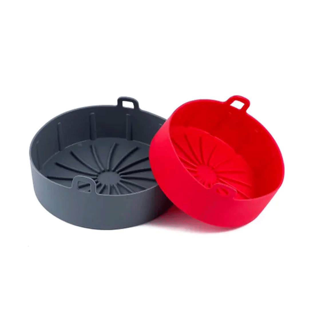 Sartén de Silicona para Freidora sin Aceite 19 cm - Saludable y Resistente - Malvo