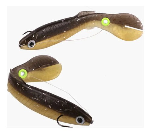 Señuelos Flexibles De Silicona Para Pesca 10cm Pack X 5 - Malvo