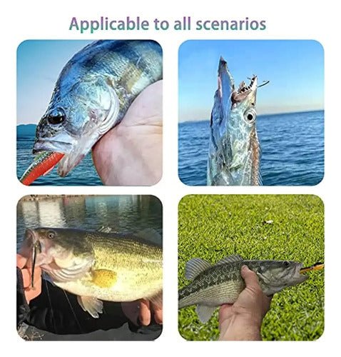 Señuelos Flexibles De Silicona Para Pesca 10cm Pack X 5 - Malvo