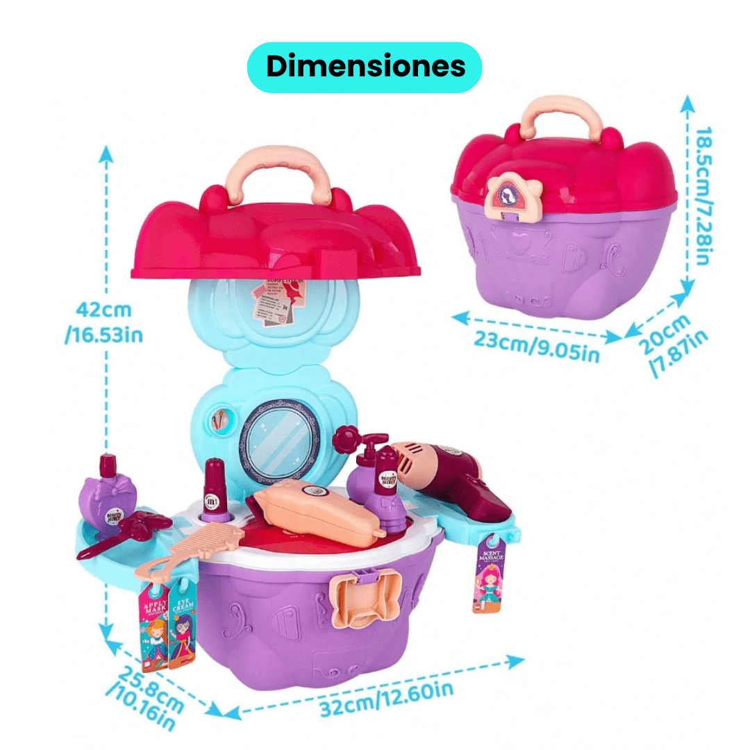 Set Valija Plegable Salón de Belleza - Malvo