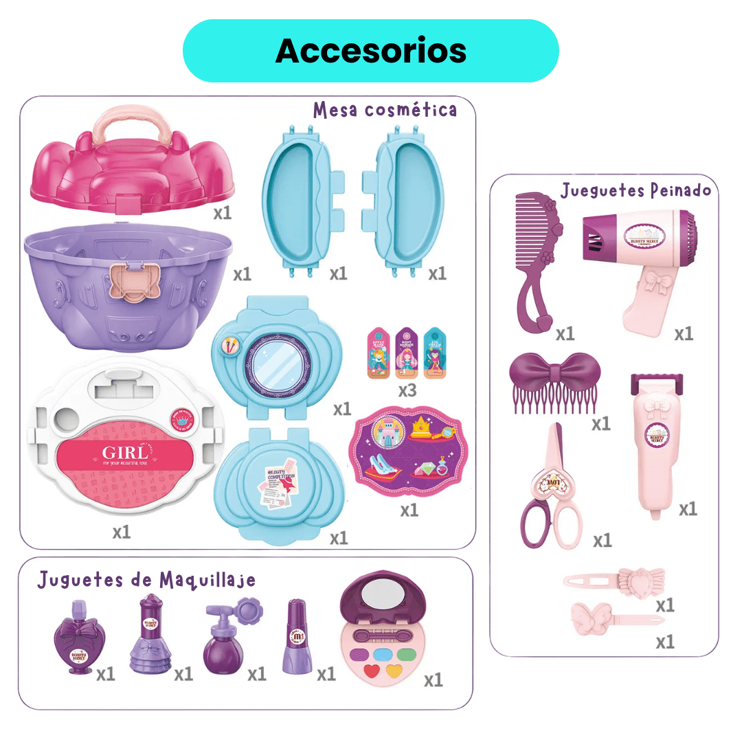 Set Valija Plegable Salón de Belleza - Malvo