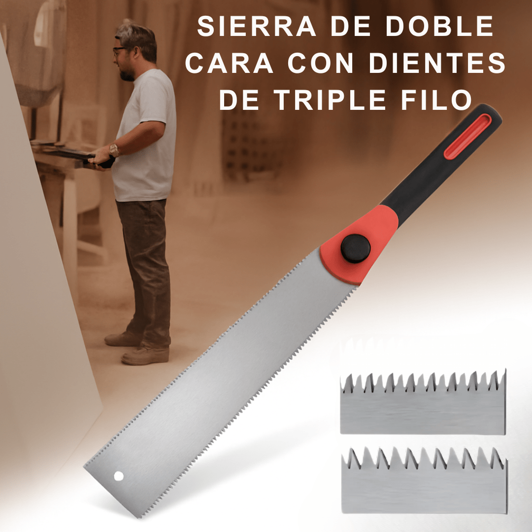 Sierra Japonesa Serrucho Japones Doble Filo - Marca Fexan - Malvo