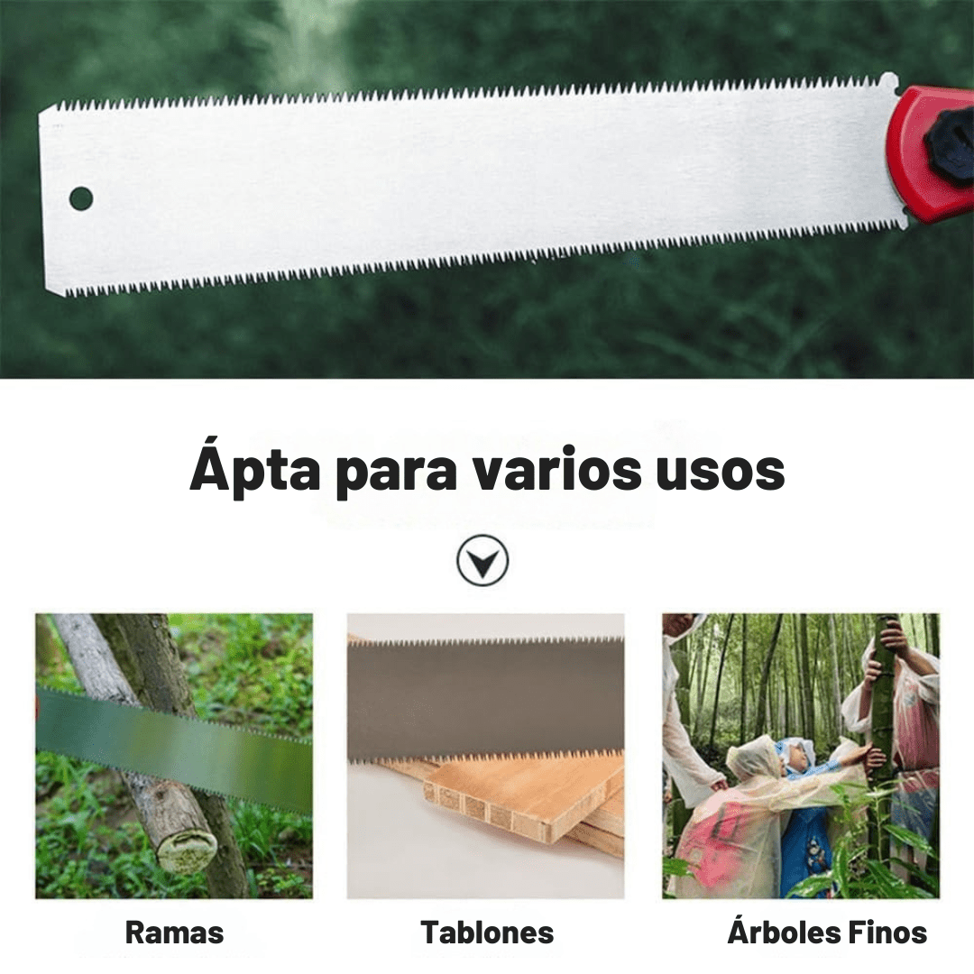 Sierra Japonesa Serrucho Japones Doble Filo - Marca Fexan - Malvo