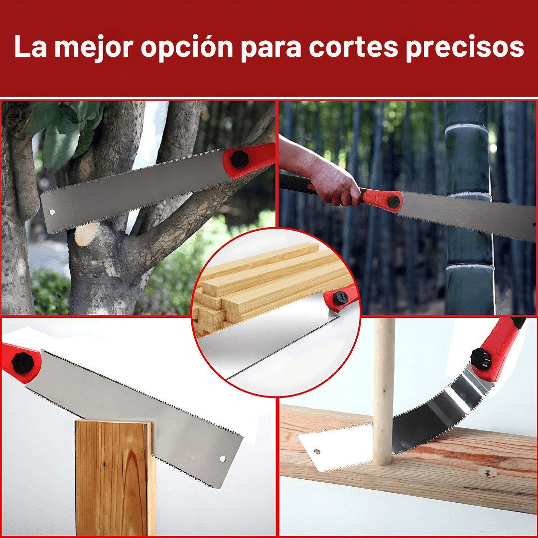 Sierra Japonesa Serrucho Japones Doble Filo - Marca Fexan - Malvo