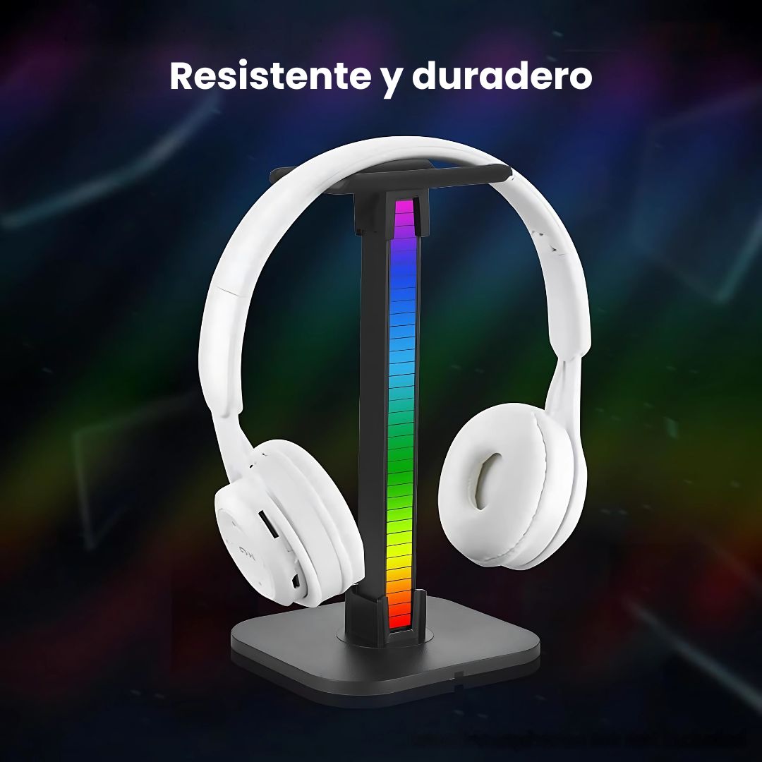 Soporte LED RGB para Auriculares - Malvo