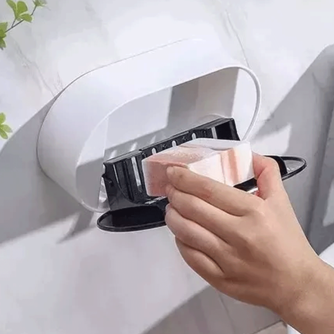 Soporte Para Jabón con Drenaje para Pared - Mantené tu baño organizado - Malvo