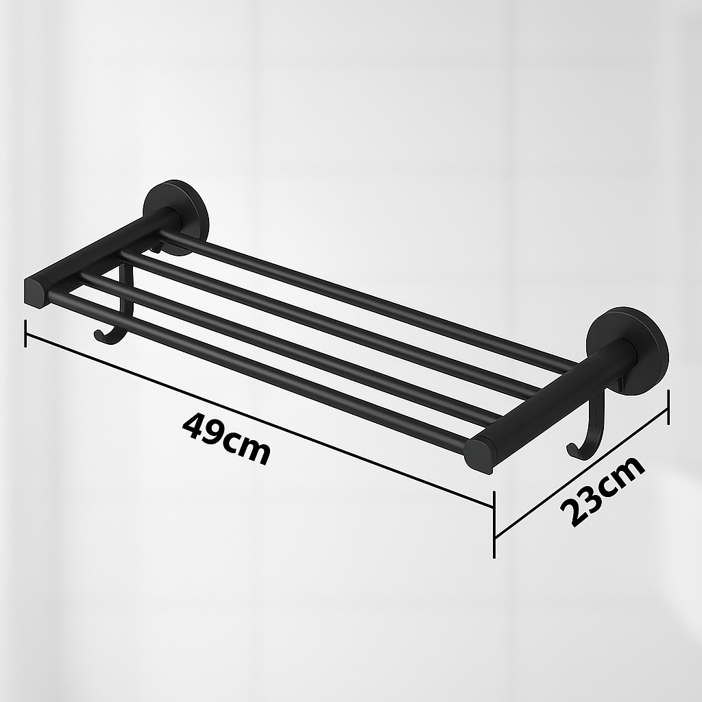 Toallero Colgante Doble Para Cocina o Baño - Malvo