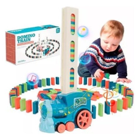 Tren Didáctico De Juguete Con Fichas Domino - Malvo