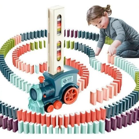 Tren Didáctico De Juguete Con Fichas Domino - Malvo