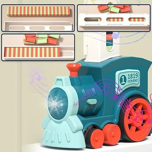 Tren Didáctico De Juguete Con Fichas Domino - Malvo