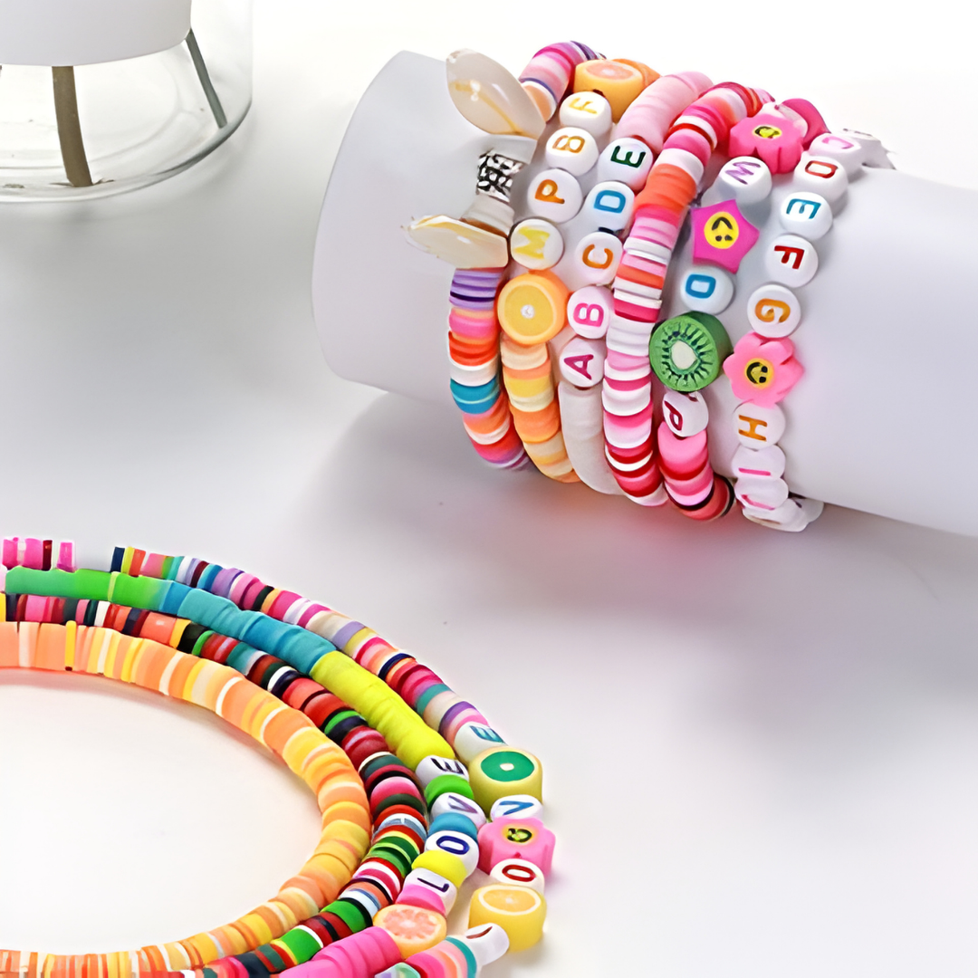 Set de Fabricación Pulseras Collares 7860 Piezas Dijes