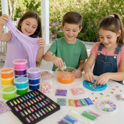 Kit de Fabricación de Slime 24 Colores Para Niños