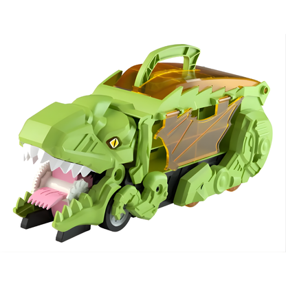 Camión Dinosaurio Porta Autitos con Rampa