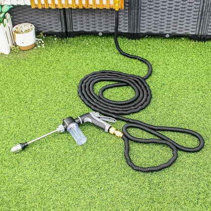 Pistola Presión Para Manguera De Metal Con Jabonera