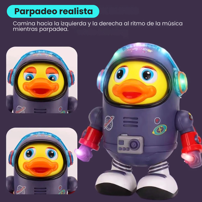 Juguete Interactivo Musical Pato Astronauta Bailarín