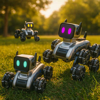 Perro Robot Inteligente Recargable Sensor de Gestos y Control Remoto