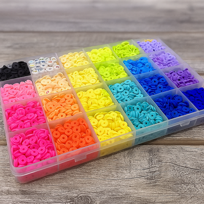 Set de Fabricación Pulseras Collares 7860 Piezas Dijes