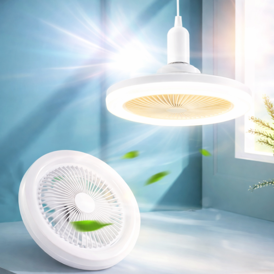 Lámpara Led de Techo con Ventilador Regulable