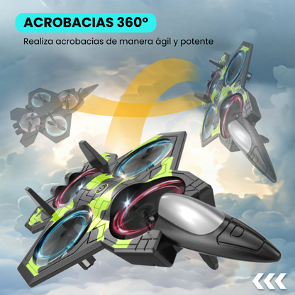 Avión Acrobático Cuatri Motor a Control Remoto