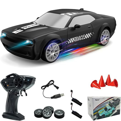 Auto de Drift Control Remoto Escala 1:20 Ruedas de Cambio