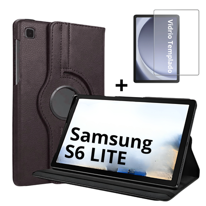 Funda Para Tablet Plegable Ecocuero Para Samsung S6 Lite