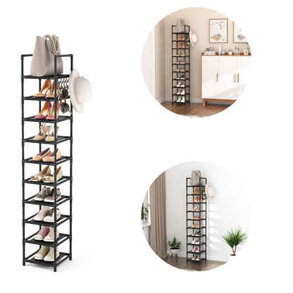 Zapatera Vertical con 10 estantes