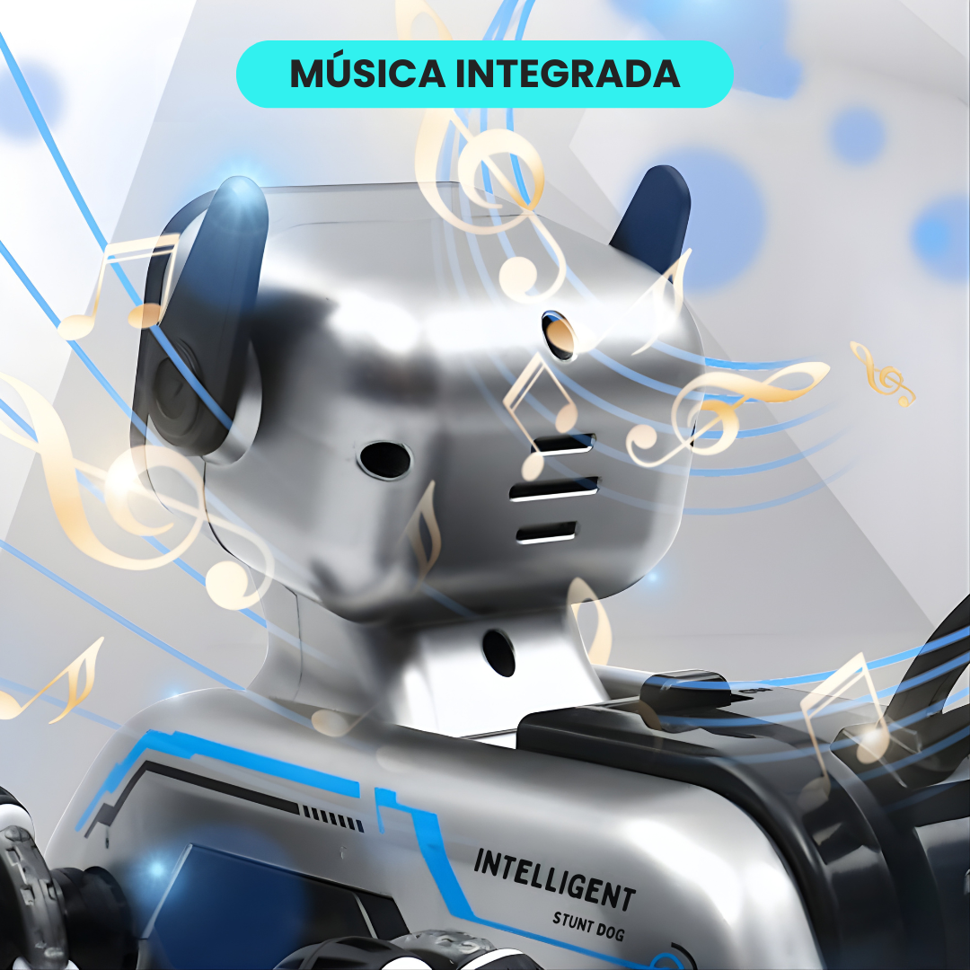 Perro Robot Inteligente Recargable Sensor de Gestos y Control Remoto