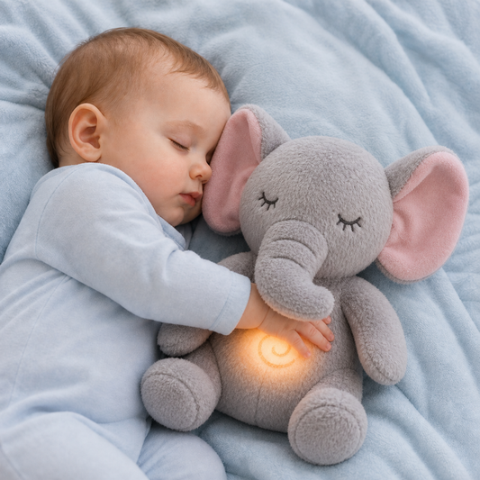 Muñecos Animales de Peluche Sensorial Terapéutico con Luces y Respiración