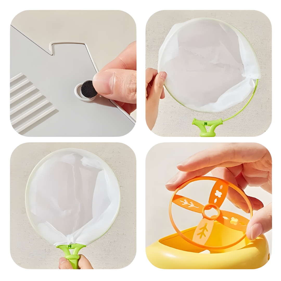 Pato Lanzador de Discos a Distancia Con Calderin