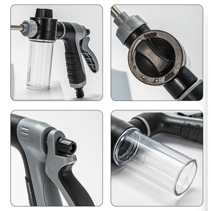 Pistola Presión Para Manguera De Metal Con Jabonera