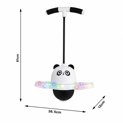 Pogo Saltarin Panda con Pelota Inflable y Luces LED