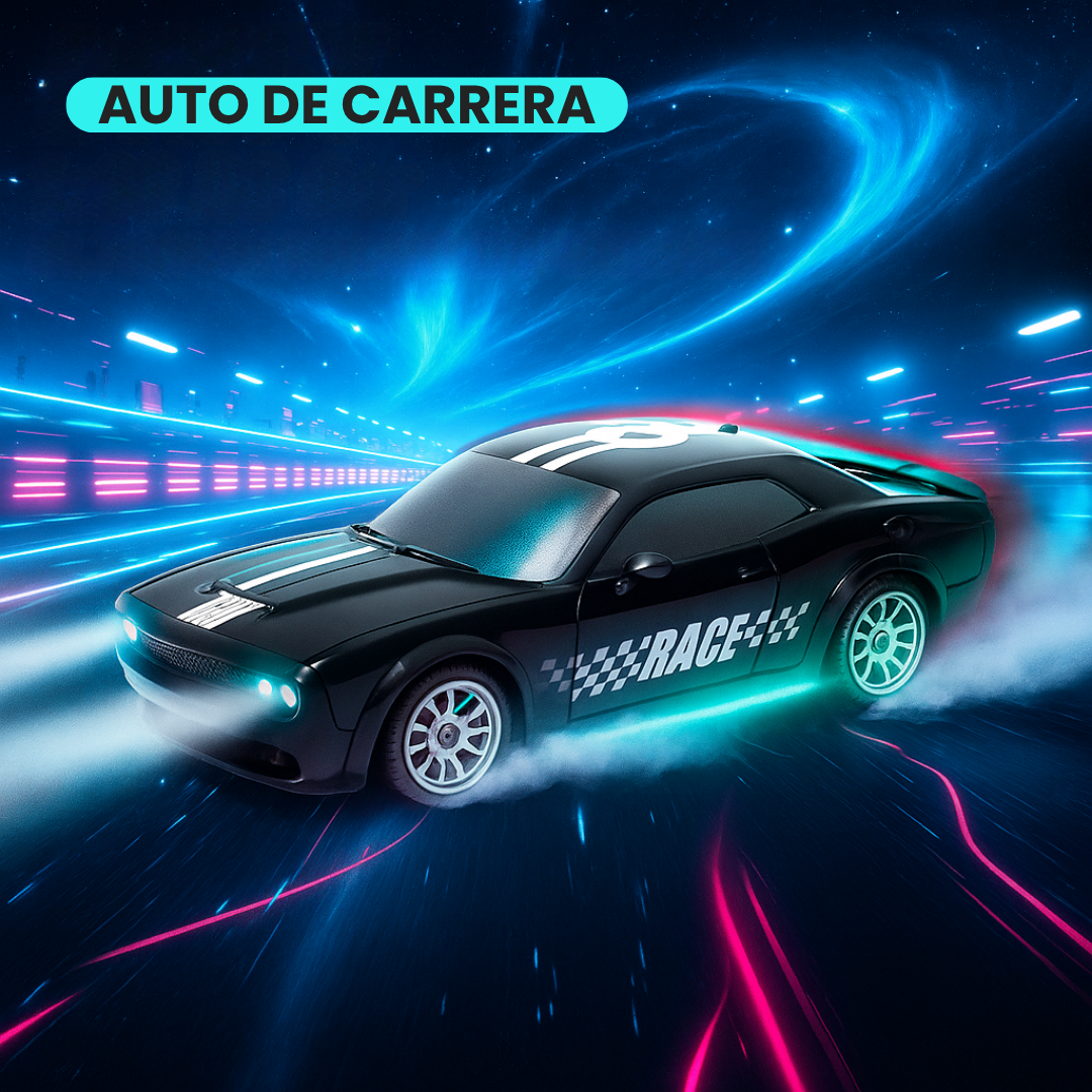 Auto de Drift Control Remoto Escala 1:20 Ruedas de Cambio