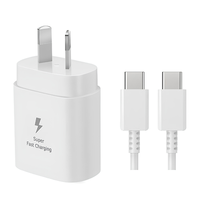 Cargador Carga Rápida 45W Tipo C + Cable 1.5 Iphone 15 16 17 18 Samsung  S22 S23 S24 S25