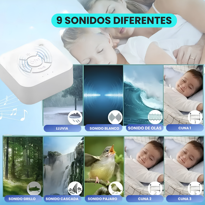 Maquina Sonido Blanco Bebe Dormir Sueño Placentero Descanso Eficiente