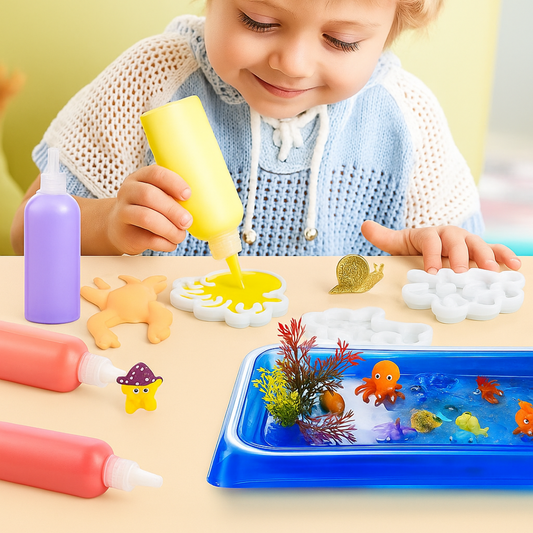 Set de Creación Squishies Mágicos en Casa 14 Botellas