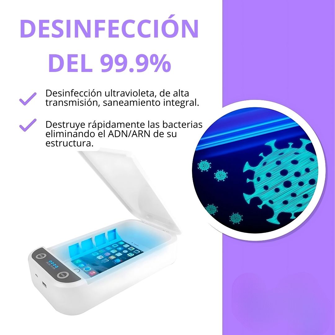 Caja Esterilizadora Desinfectante Portátil