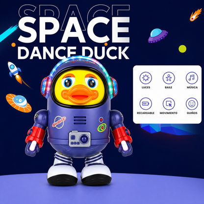 Juguete Interactivo Musical Pato Astronauta Bailarín