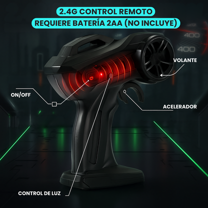 Auto de Drift Control Remoto Escala 1:20 Ruedas de Cambio