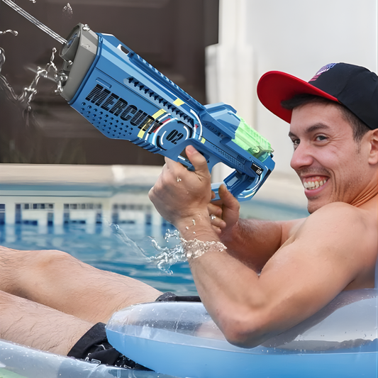 Pistola de Agua Extra Combate Luces 3 Botellas