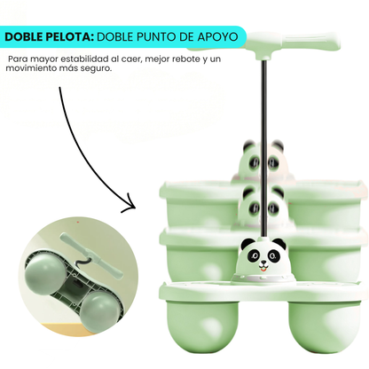 Pogo Pelota Doble Saltarina Infantil con Luces Led