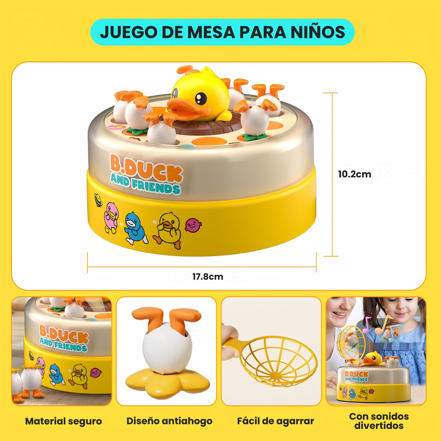 Juego Captura Los Patos Saltarines con Calderín