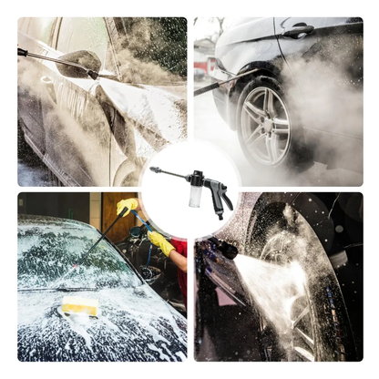 Pistola Presión Para Manguera De Metal Con Jabonera