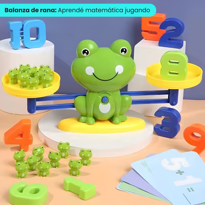 Rana Interactiva Balanza Lógica para Niños