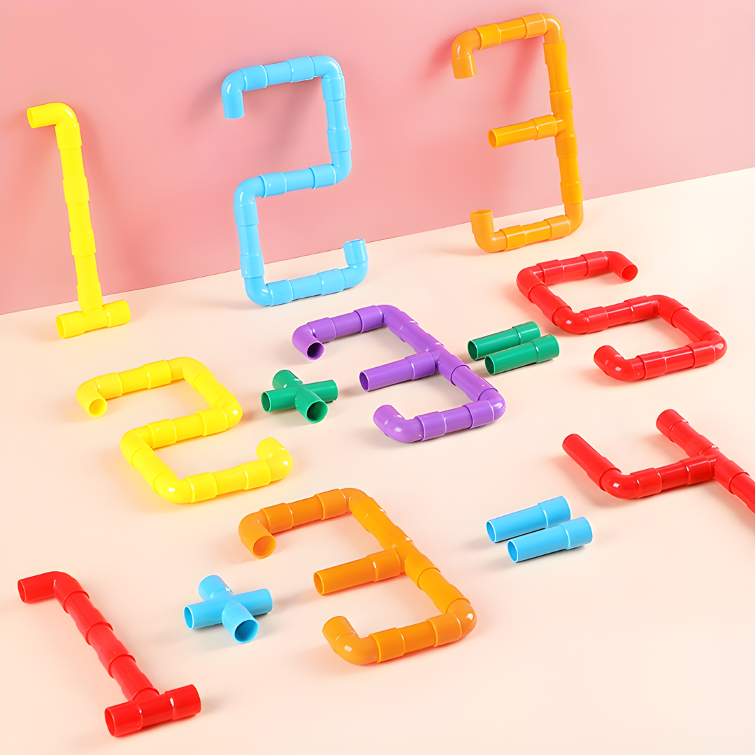 Tubos de Encastre Didáctico 94 Piezas