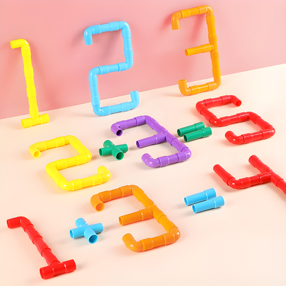 Tubos de Encastre Didáctico 94 Piezas