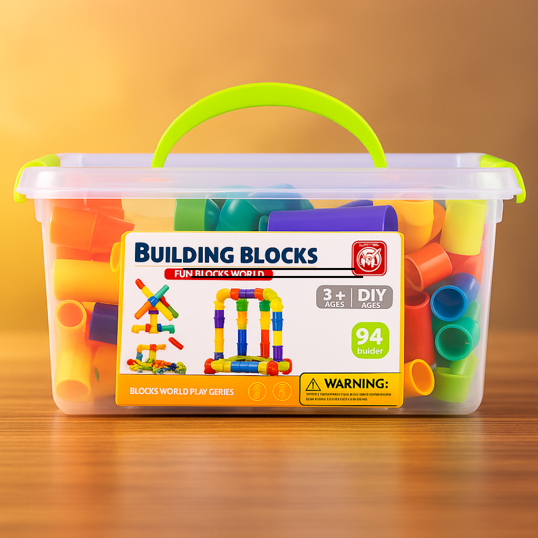 Tubos de Encastre Didáctico 94 Piezas